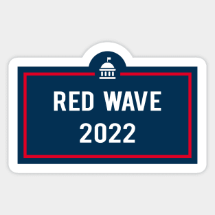 Red Wave 2022 Sticker